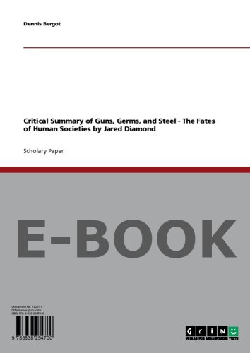 Guns germs and steel review essay