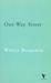 One Way Street And Other Writings (The Verso Classics Series)