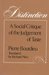Distinction: A Social Critique of the Judgement of Taste