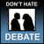 You Debate, We De Sharks