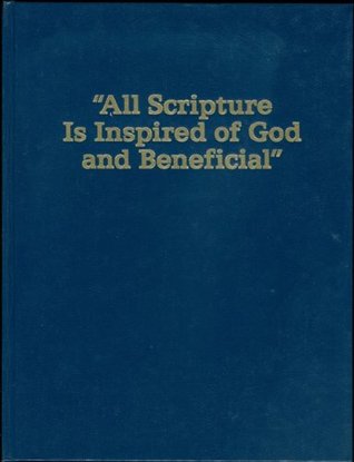 All scripture is inspired of god and beneficial book